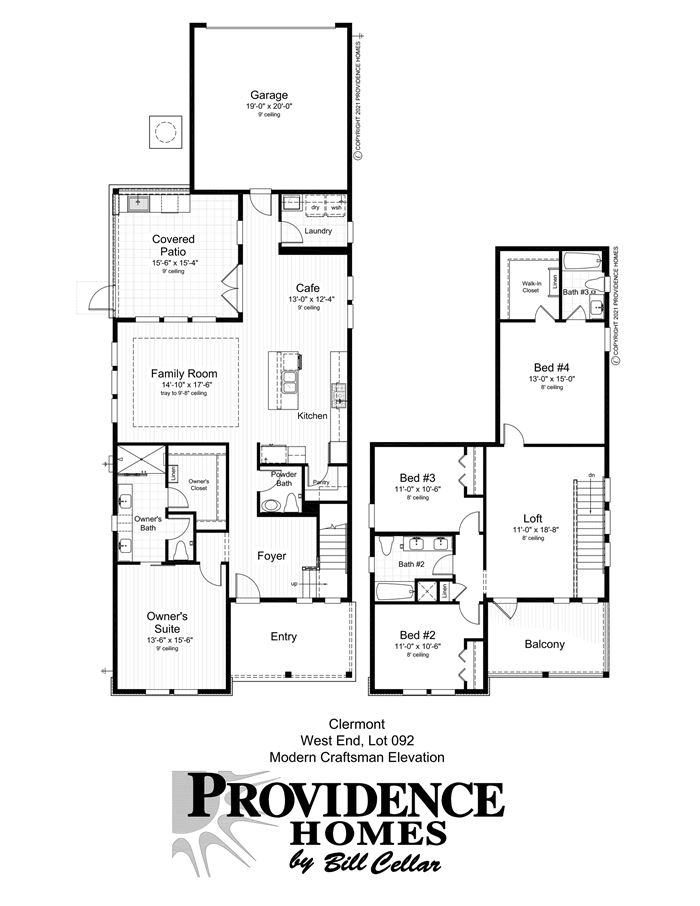 WN092 Clermont MC BW Floorplan