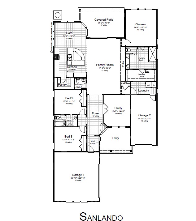 Sanlando BW Floor Plan