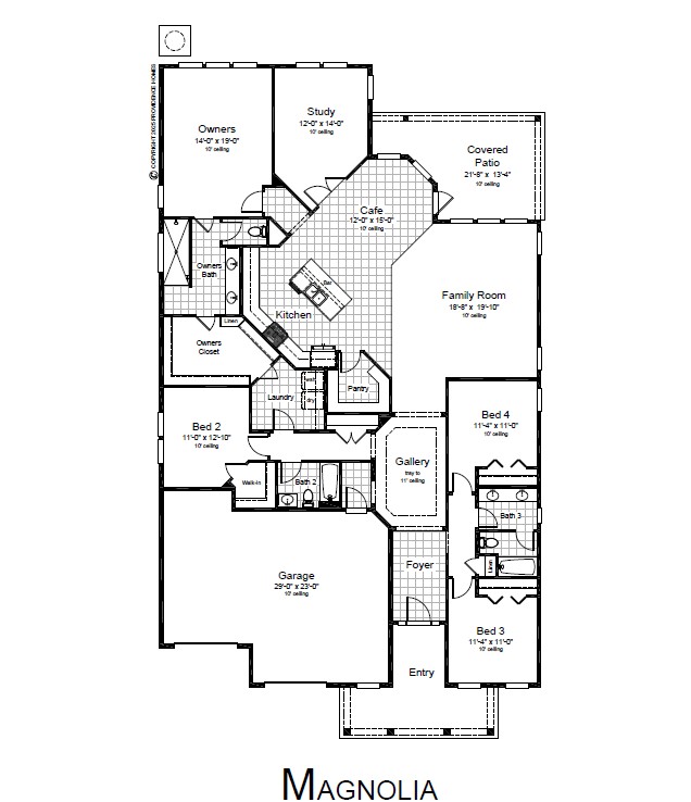 Magnolia BW Floor Plans