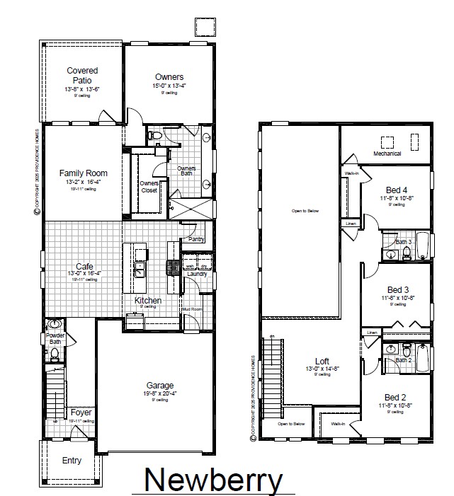 Newberry BW Floor Plan
