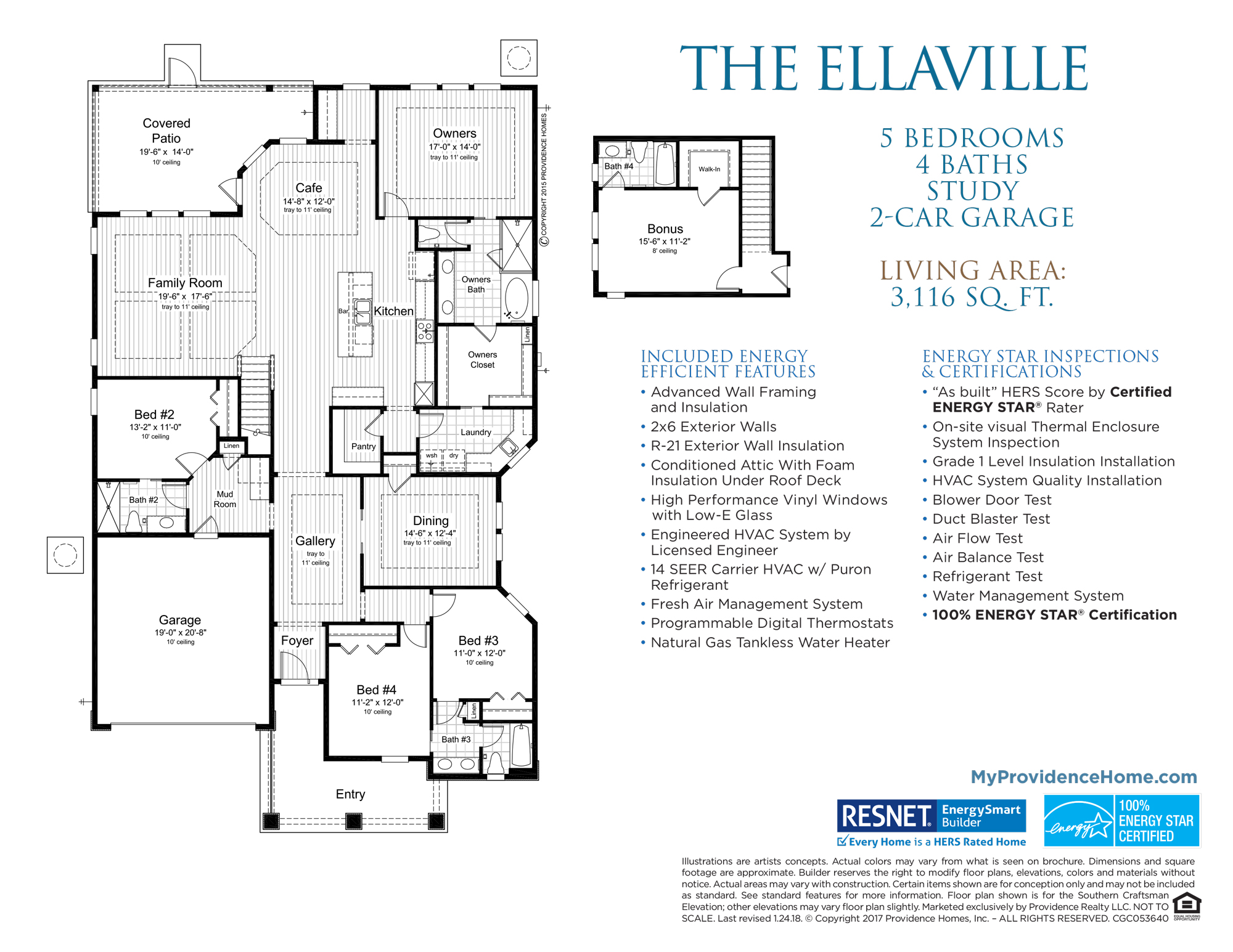 HE233 Ellaville Model Floor Plan