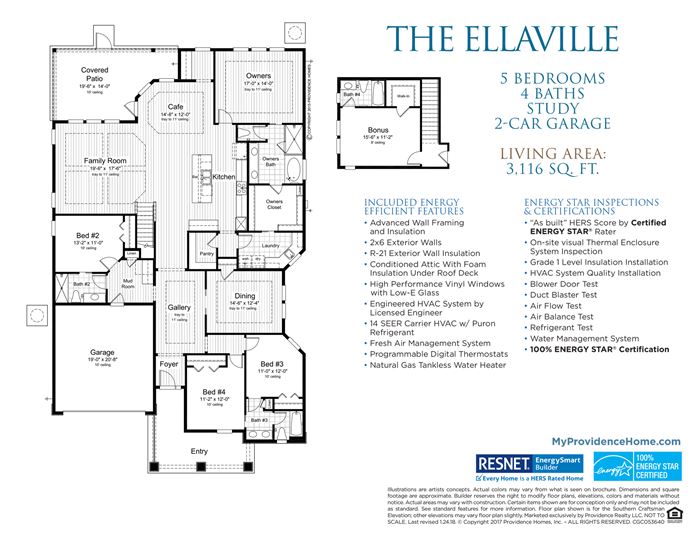 HE233 Ellaville Model Floor Plan