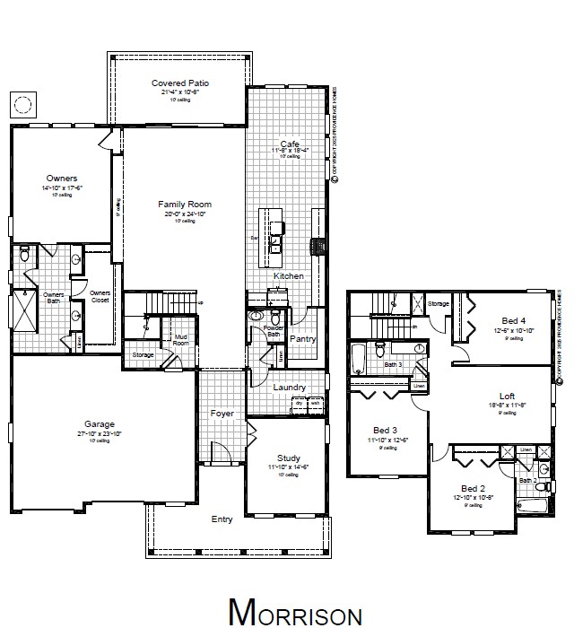 Morrison BW Floor Plans