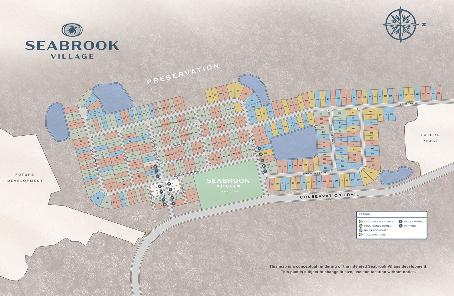 Seabrook Village Sitemap 03.23.2023