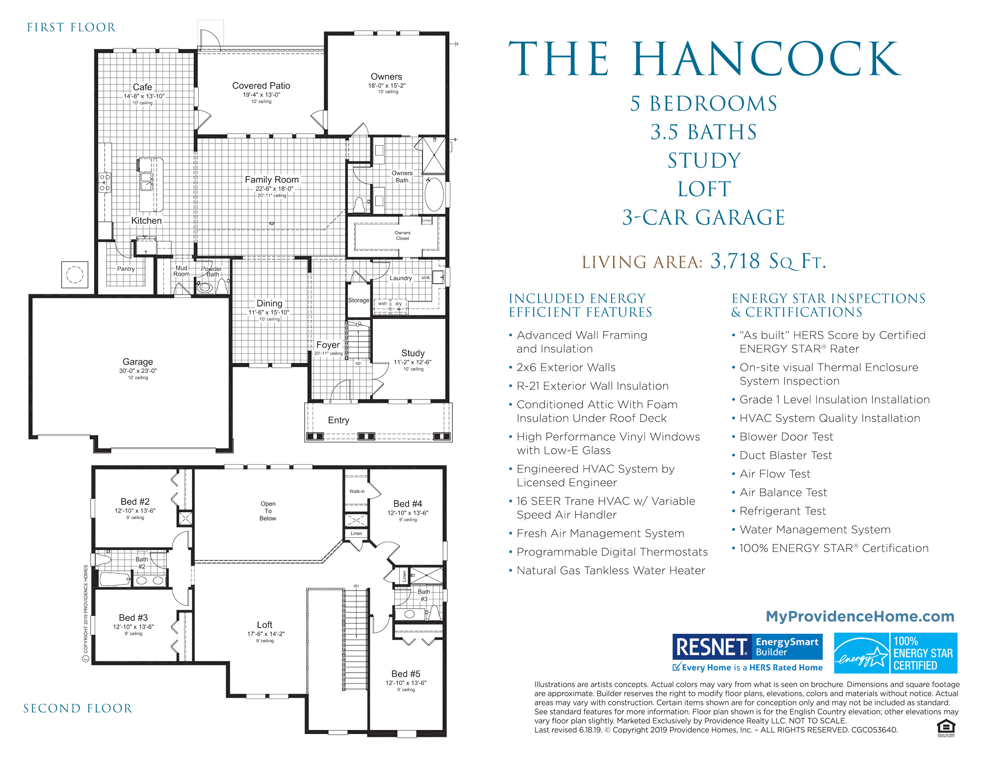 OX005 Hancock EC Model Floor Plan