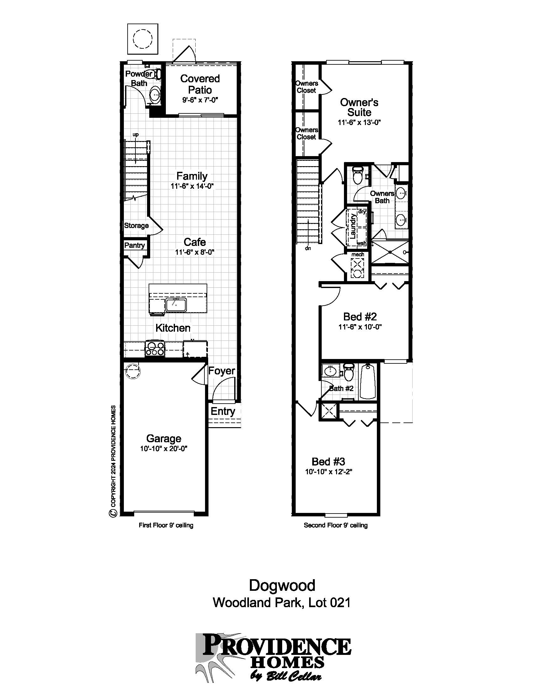WK021 Dogwood BW Floor Plan