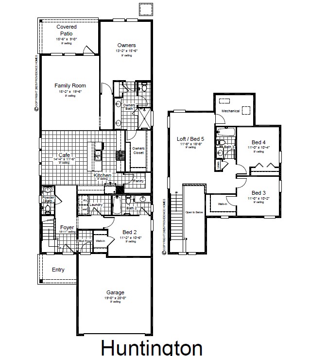 Huntington BW Floor Plan