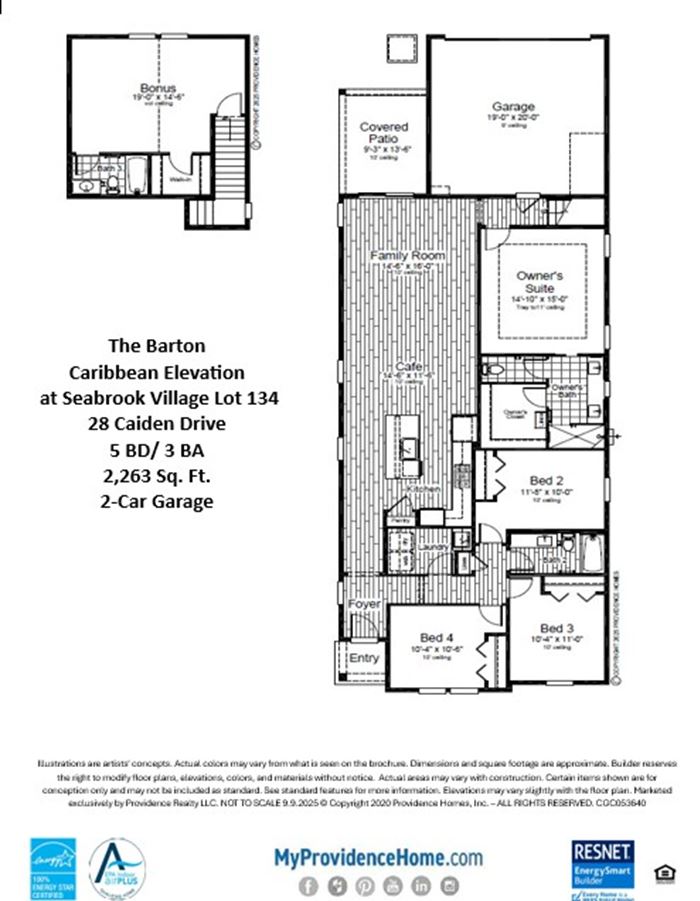SV134 Barton CB Color Floor Plan