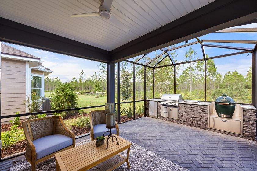 KE131 Jackson Model Covered Patio