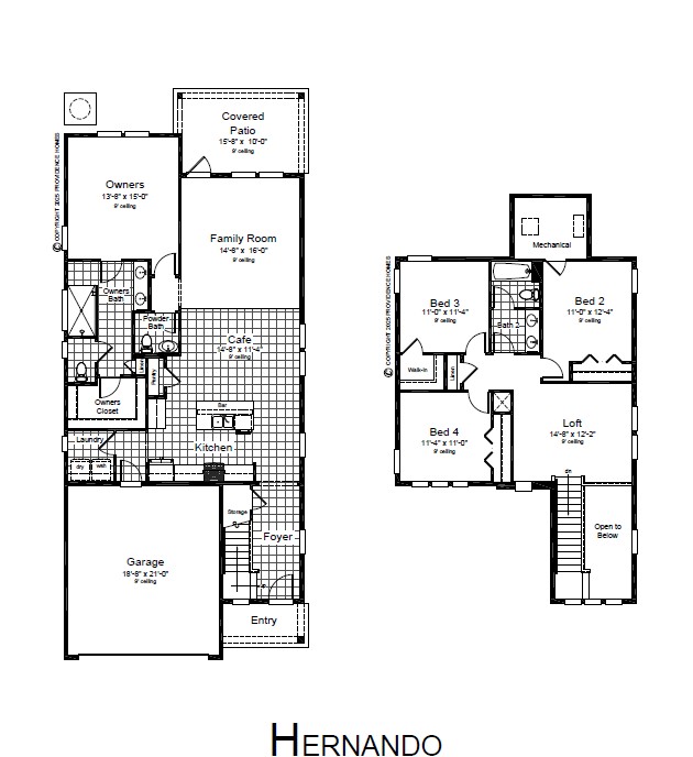 Hernando BW Floor Plan