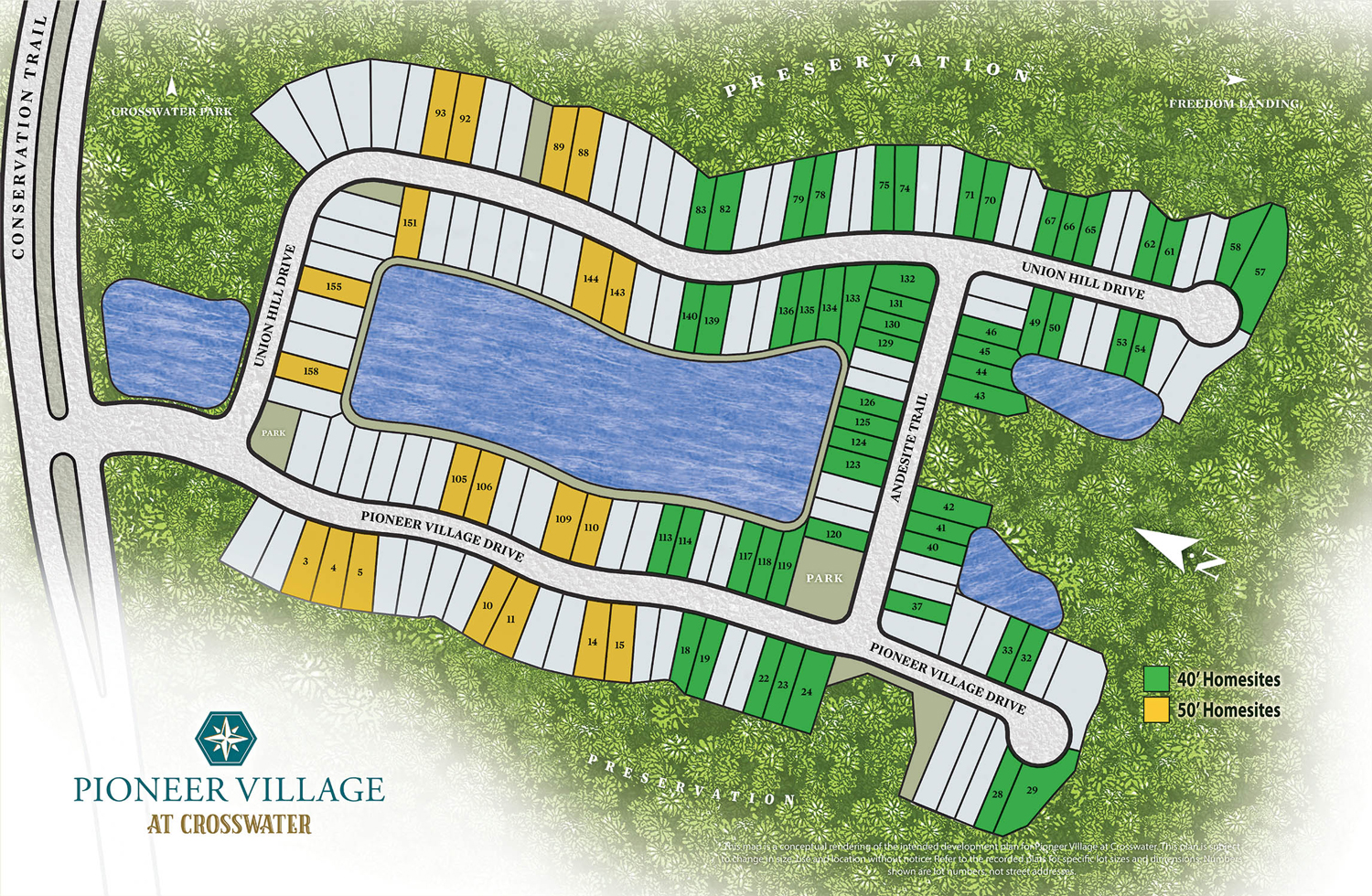 Lot Map Pioneer Village