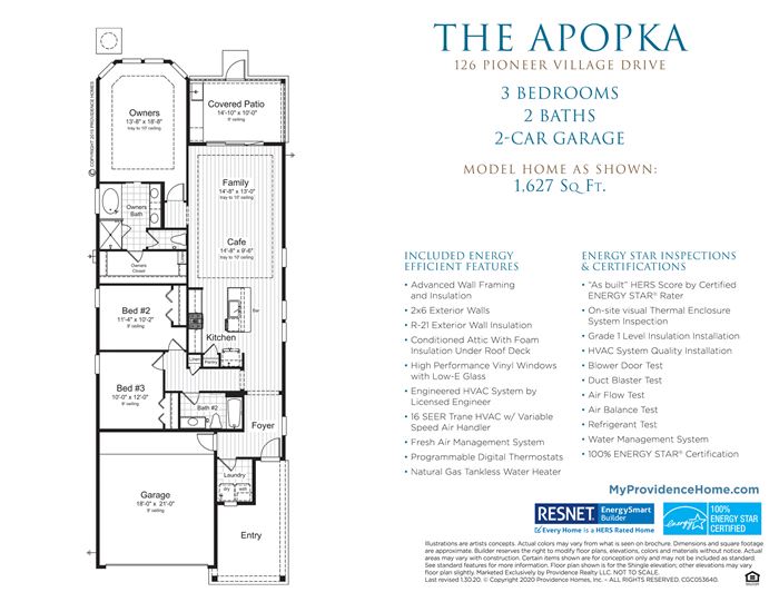 PV004 Apopka SH Floor Plan