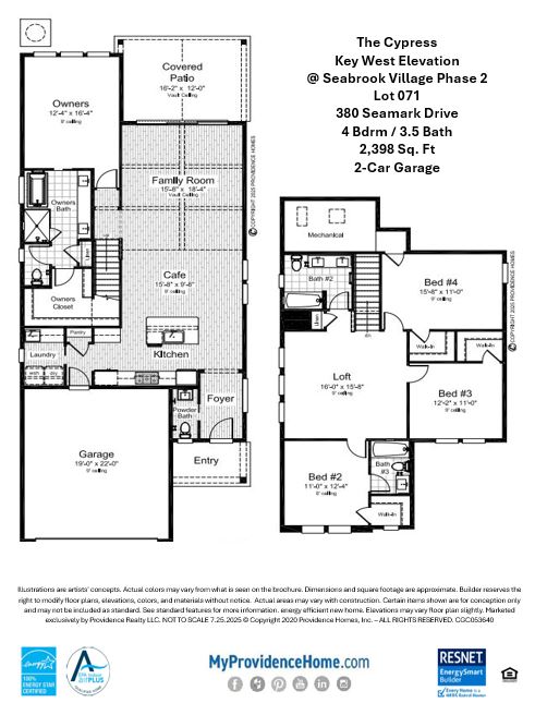 SE071 Cypress KW BW Floor Plan 2 Jpeg