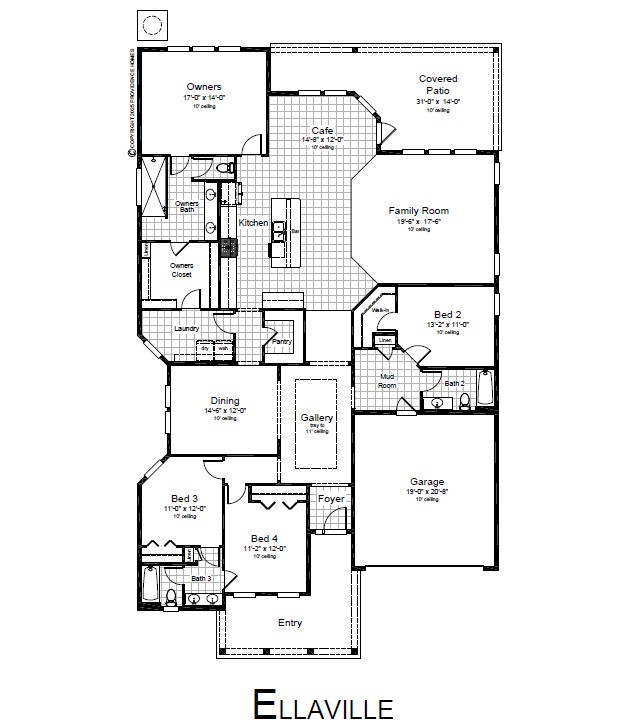Ellaville BW Floor Plan