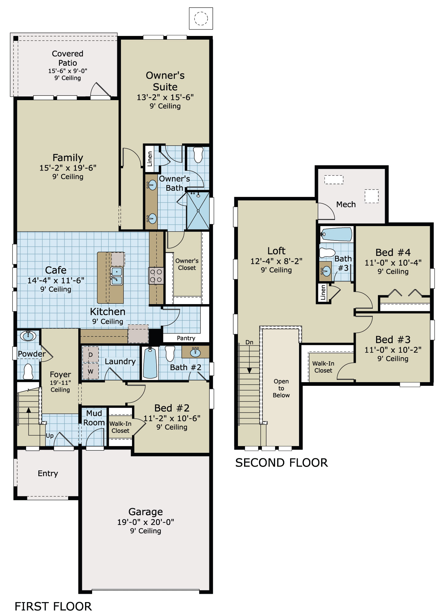 Floorplan Huntington Seabrook 2